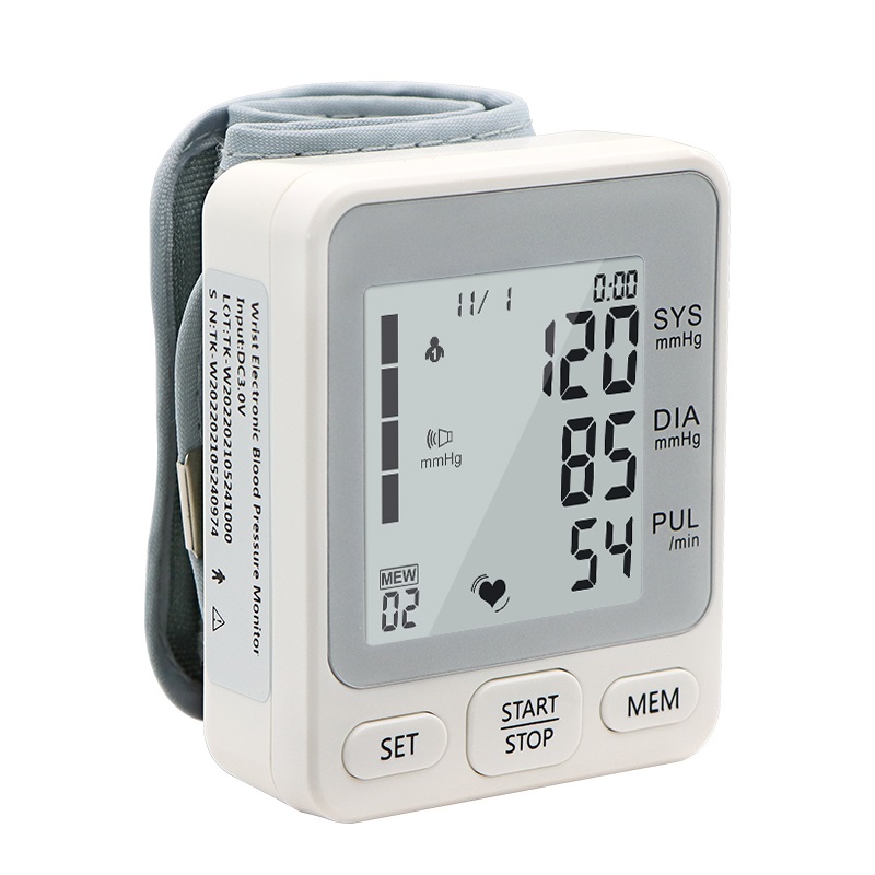 Digitale Pols Bloeddrukmeter Messurement Elektronische Bloeddrukmeter Gezondheidszorg Tensiometer Hartslagmeter Tonometer