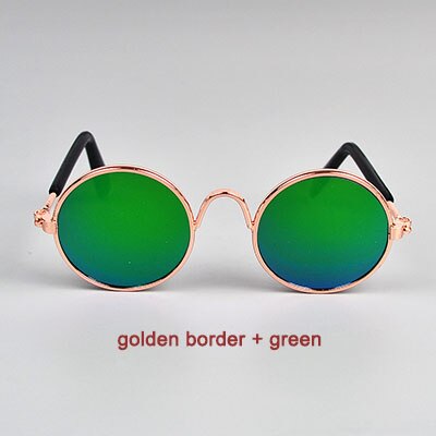 Cool de para mascotas gafas gato perrito gafas de sol ojo ropa cachorro gafas de sol foto Prop, suministros para mascotas, accesorios para perros pequeños: color 2