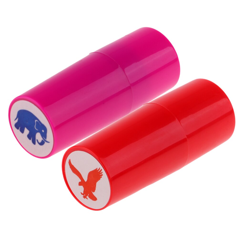 2 pièces/ensemble ABS plastique balle de Golf tampon tampon marqueur Impression joint-longue durée et séchage rapide: Elephant Eagle