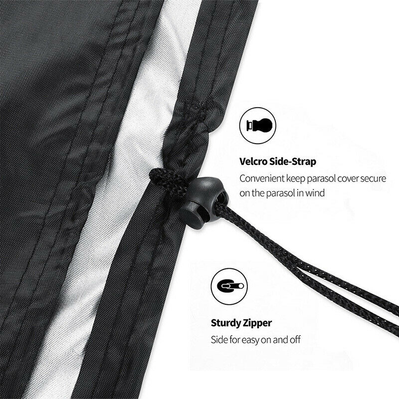 Waterproof Cover Outdoor Sunshade Umbrella Cover Patio Garden Restaurant Shield Cantilever Oxford Cloth Rain Cover Accessories