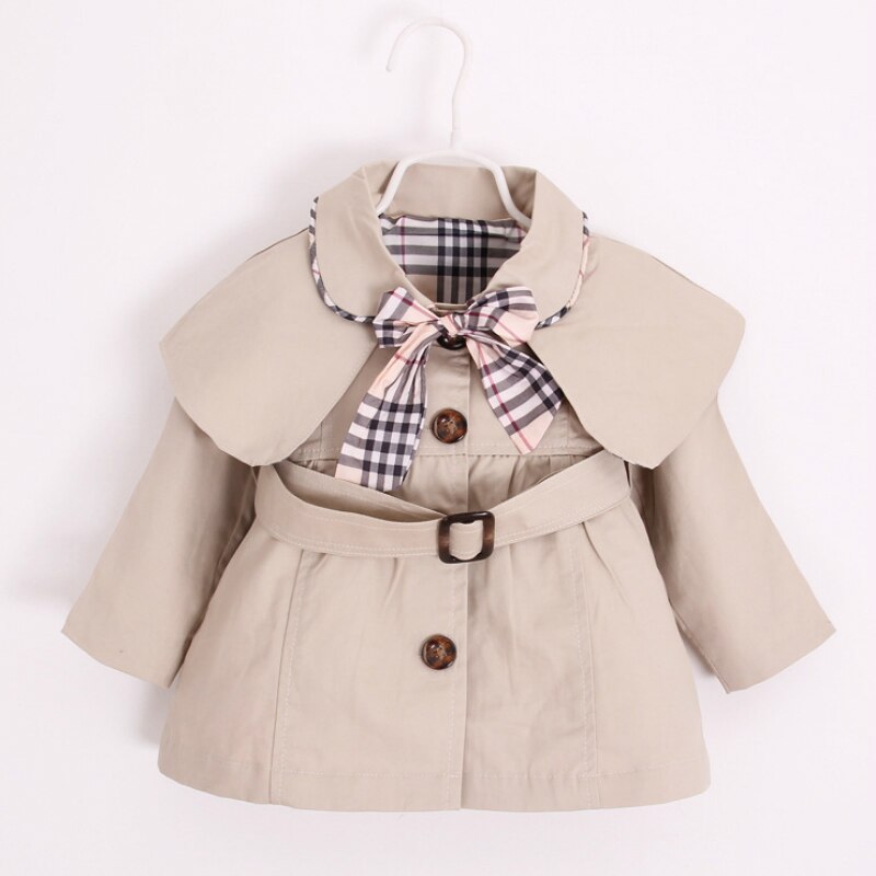 Cappotti per bambini per bambina giacca per bambina giacche per bambini per ragazze abiti autunnali per bambine vestiti per bambina: Cachi / 12-18 m