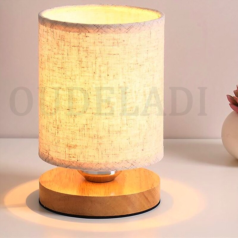 Moderne Houten glazen bal maan lamp Japanse kleine Tafel Lampen kleurrijke glas bureaulamp slaapkamer bed led lichten decoratie