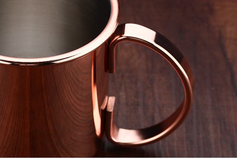 Copper Mug Cup Durable Copper Beer Mugs Coffee Mug Milk Cup For Bar Drinkwares Kitchen Cocktail Whiskey Glass Drinkware
