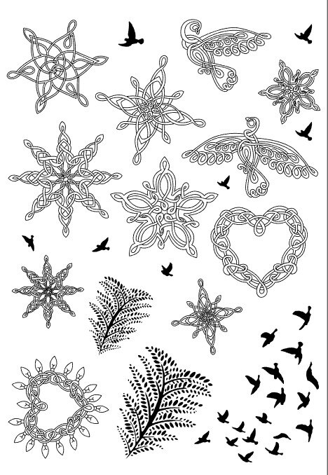 11x16 Flowers small fish Transparent Clear Silicone Stamp/Seal for DIY scrapbooking/photo album Decorative card making: 1509