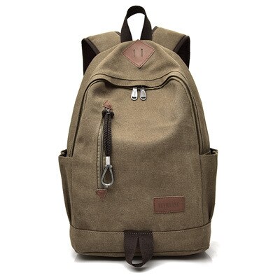 Grote Canvas Rugzak Man Grote Leisure Multifunctionele Back Pack Mannen Bagpack Laptop Schooltas Rugzak Mannelijke: coffee