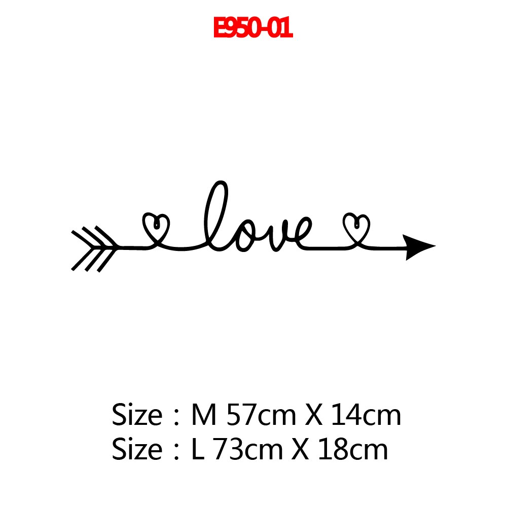 Free Shiping Love Wall Sticker Home Decoration For Bedroom Living Room Decor Wall Stickers Mural Vinyl Decorative Wallpaper