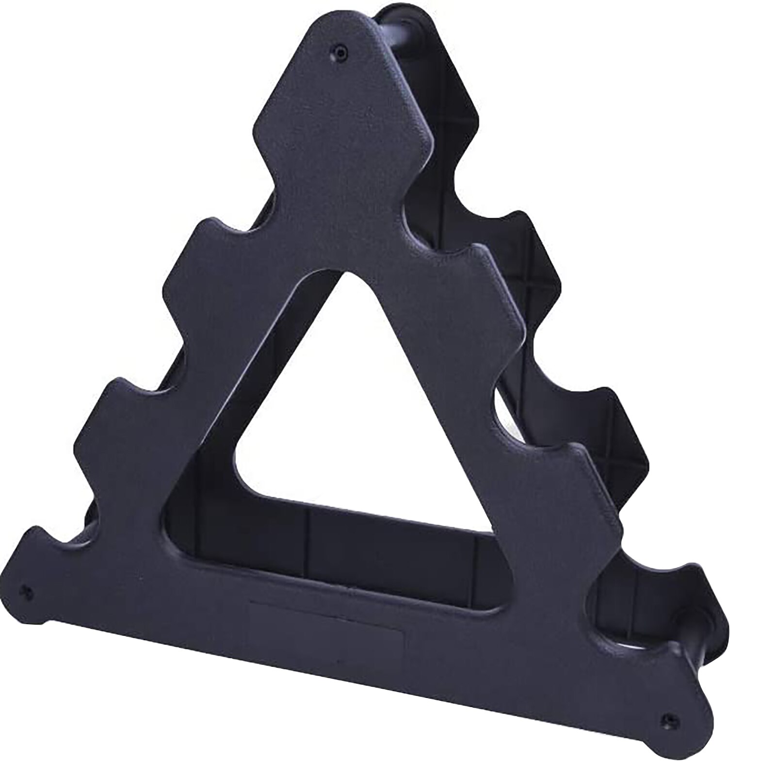 Dumbbell Bracket Triangle Small Leaves Big Leaves Dumbbell Bracket 3-Tier Weight Lifting Rack Fitness Gym Equipment Accessories