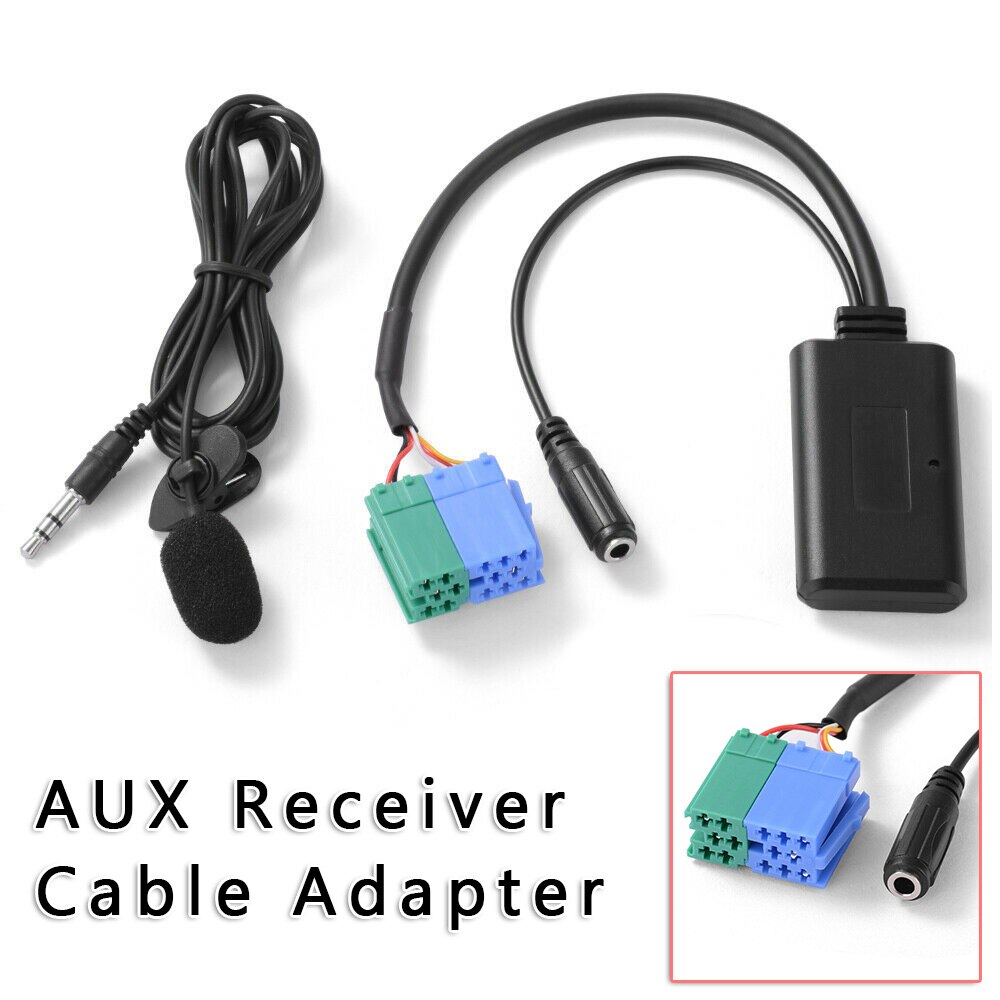 Voor Becker Aux Ontvanger Adapter Kabel MA2254 &amp; 1x Microfoon Audio Voor Muziek Liefhebbers Duurzaam