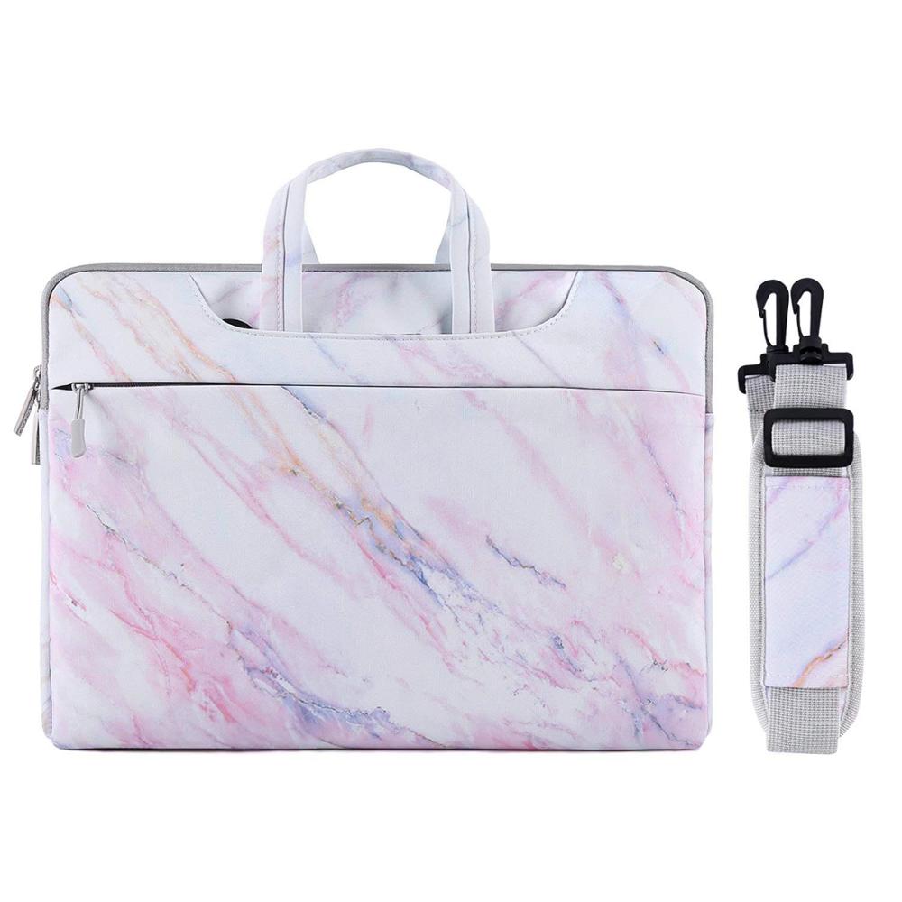 Mosiso laptoptas voor macbook dell hp asus acer lenovo 13.3 14 15 15.6 inch notebooktas voor macbook pro 13 15 sleeve case: Roze kleur / 14- inch