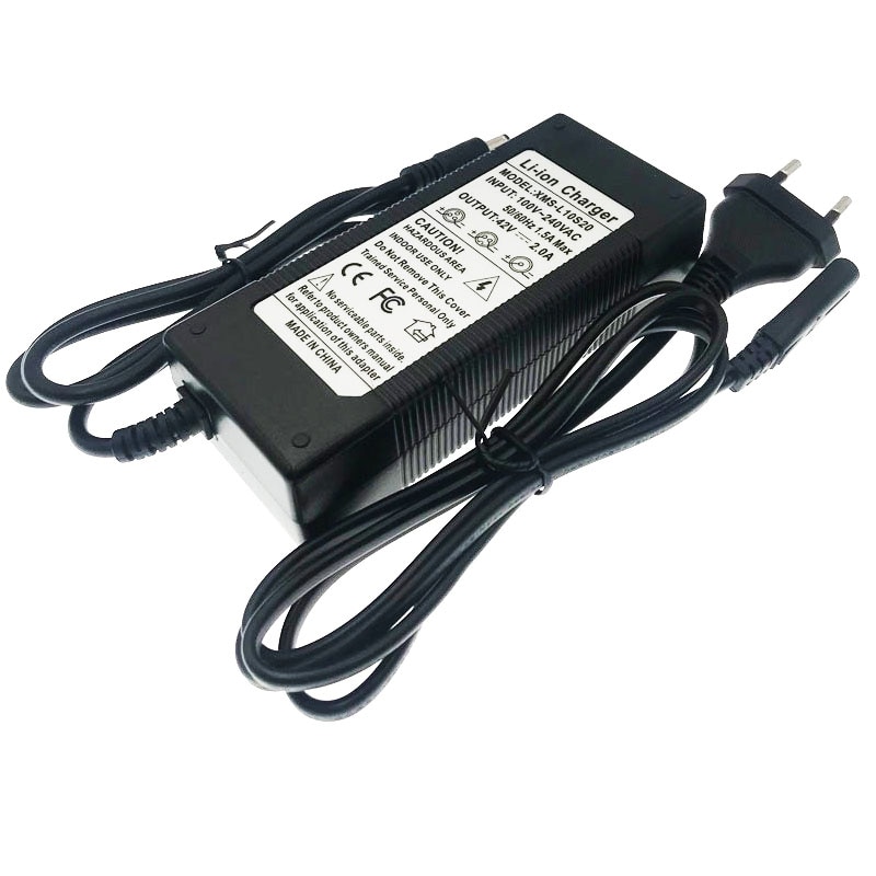18650 lithium battery charger 12V 36V 42V 54V 25.2V 29.4V 60V 72V 2A charger 100-240V for 36V electric bicycle li-ion battery