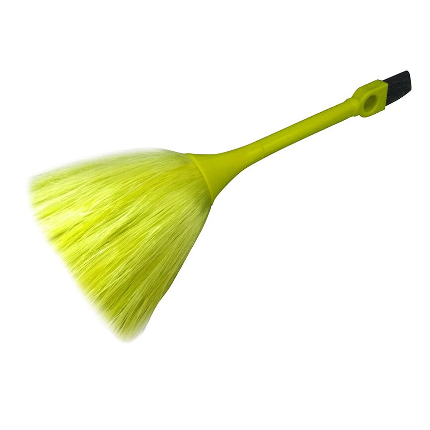 Multi-Function Mini Keyboard Vehicle Anti-Static Dust Brush Desktop Sweeper Cleaning Home Dusting Brush May#5: Green