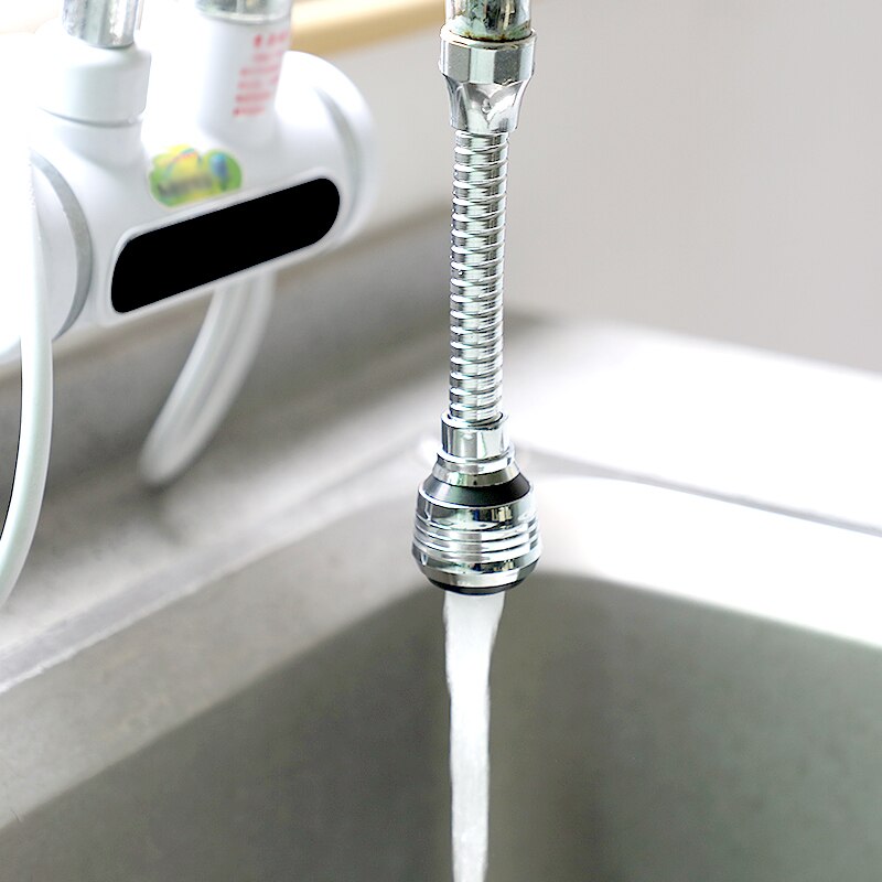 Extensor de torneira de cozinha 360 graus, extensor de torneira para cozinha com 2 modos de rotação, cabeça de chuveiro, bubbler, economia de água, ferramenta de banheiro, venda quente