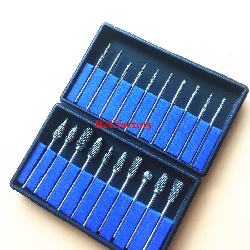 2 kasser /20 stk dental wolfram stål bore bor nitrat 2.35mm tand laboratorie titanium nitrat carbid bors