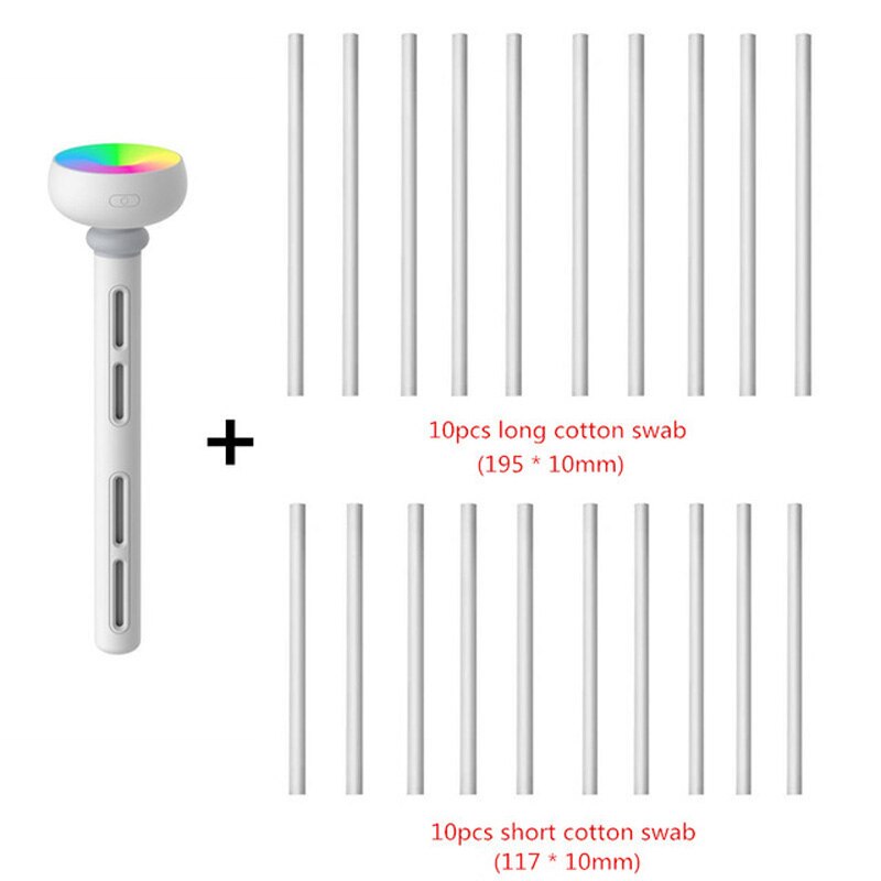 KBAYBO Mini USB Air Humidifier with Neon Light for Home Office Portable Essential Aroma Oil Diffuser Car Mist Maker Ultrasonic: 3