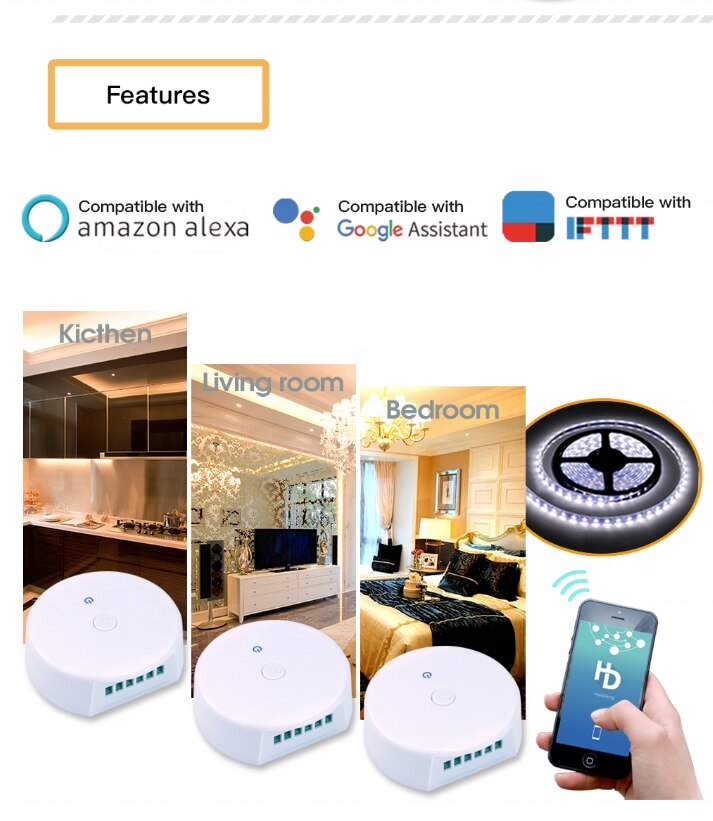 BT Mesh UFO Led Controller Bluetooth Hao Deng APP Control Music Timmer Function For RGB RGBW Led Lights DC5V~24V