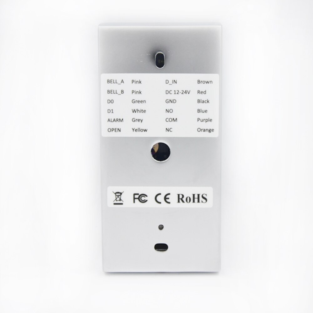 Backlight Metal Stainless steel access control Reader 2000Users WG26 input and output security 125Khz RFID Access Control Keypad