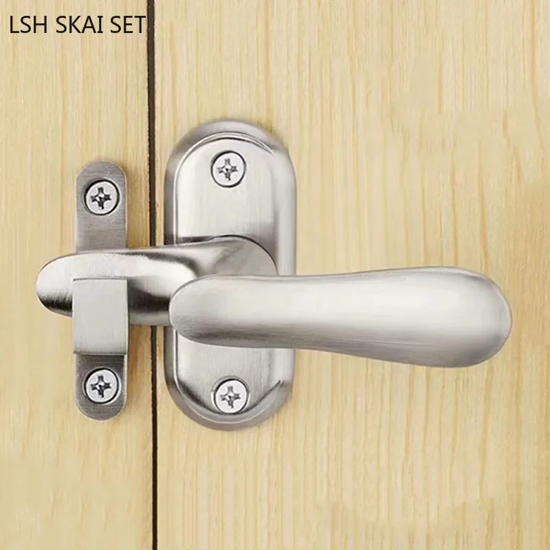 1pc Edelstahl Tür Fenster verriegelung Innen tür Sicherheits schloss Bad Scheune Tür bolzen Heimwerker Hardware Armaturen