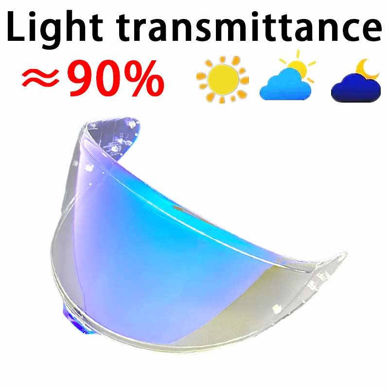 For SHOEI RF1400 NXR2 CWR-F2 CWR-F2R Z8 X15 X-Fifteen X-SPR Pro Helmet Visor Lens Shield Sunscreen Windshield Uv Protection Moto: Yellow