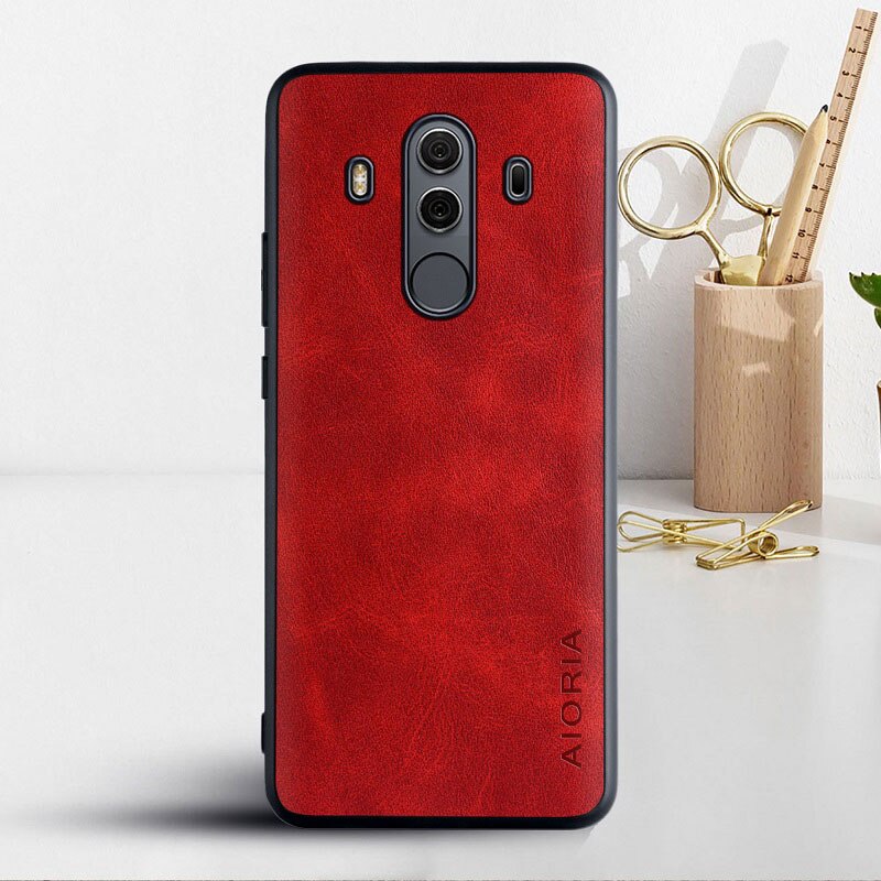 Case Voor Huawei Mate 10 Pro Lite Luxe Vintage Leather Cover Voor Huawei Mate 10 Pro Case Funda Coque Capa zakelijke Stijl