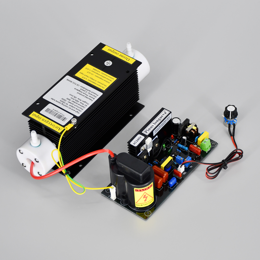 Ce Fcc Rohs Gepatenteerde Product 10 G/u 10Gram Verstelbare Ozon Generator Kit Ozonizer Voor Groenten En Fruit Water Ozonator