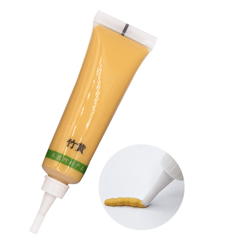 Wooden Furniture Repair Paint Scratch Remover Refinishing Paste for Solid Wood Furniture Floor Restoration 18g Acrylic Paint: color4