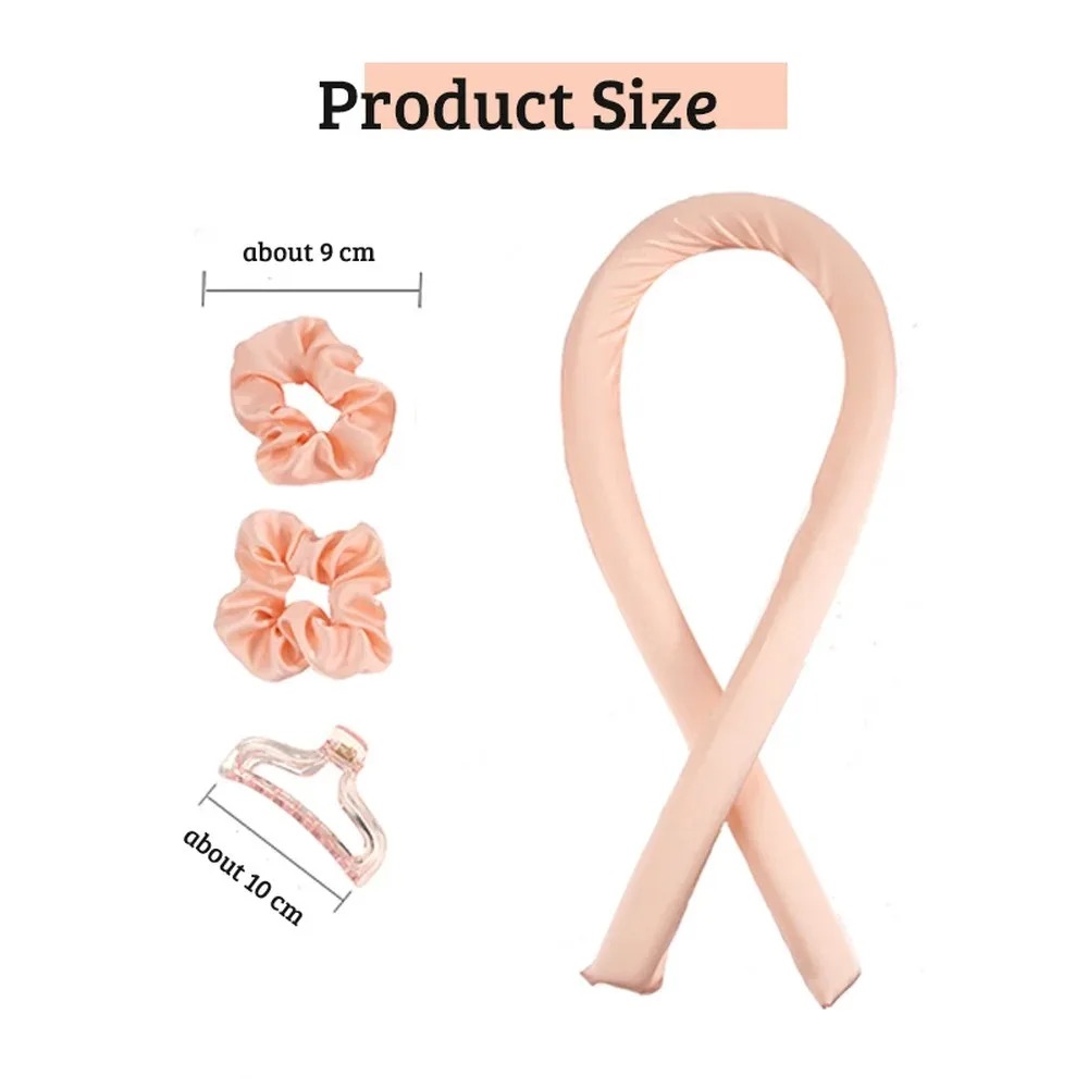 Woman Heatless Curling Rod Heatless Hair Curls Headband Make Hair Soft Shiny Hair Curler Hairdressing Tools Accessories