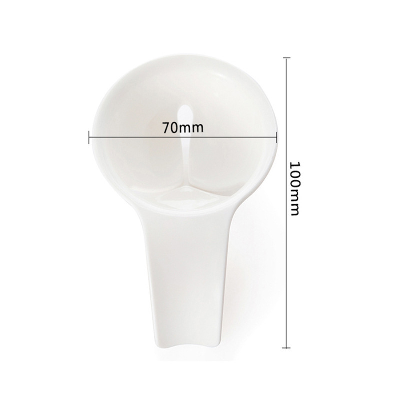 1Pc Food Grade Plastic Ei Wit Separator Met Kom Rand Siliconen Gesp Voor Ei Vloeibare Handmatige Eifilter: Default Title