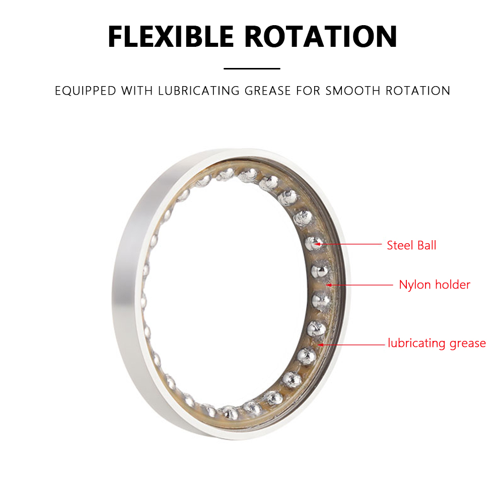 Steel Bicycle Headset Bearing Repair Parts Wear Resistance Steering Bearings Waterproof Replacement Bike Accessories