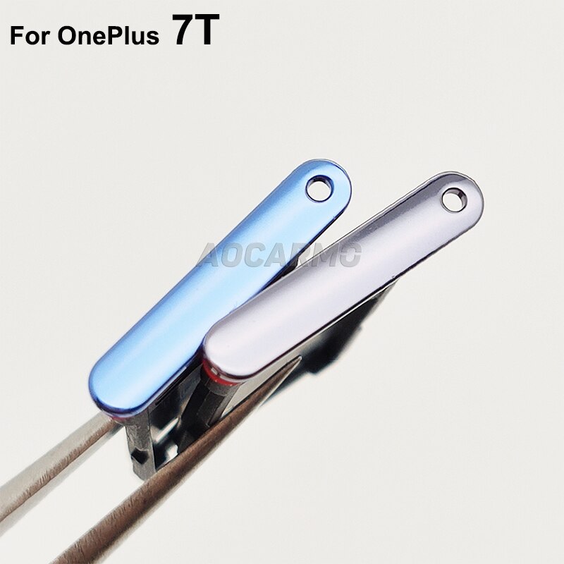 Aocarmo Dual & Einzelne SIM Karte Tablett Für OnePlus 7T Sim Karte Slot Halfter Reparatur Ersatz Teile