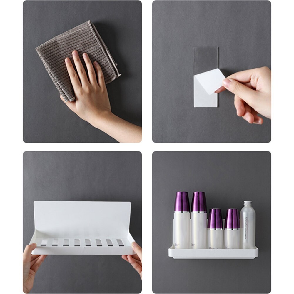Adhesivo percha de baño de cocina gancho moderno colgadores para llaves titular de la pared estante de toalla