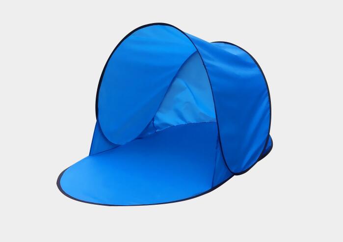 Portable Sun Shelter Foldable Lawn Summer Outdoor UV Tarp Sun Shade Cabana Camping Awning Sunshade Beach Canopy Tent 1: Blue