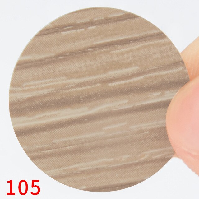 Lámina de PVC autoadhesiva para decoración de muebles, láminas de 21mm, tapas para cubrir tornillos, pegatinas, artesanía de madera, ornamento de armario de escritorio, 54 Uds./hoja: 105