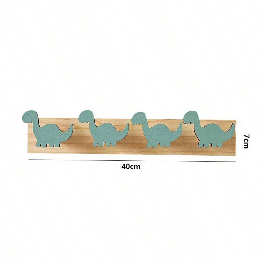 Gancho de dinosaurio para colgar abrigos montado en la pared, almacenamiento de toallas, ganchos para sombreros, dormitorio, baño, llaves, ganchos de pared de dibujos animados para el hogar