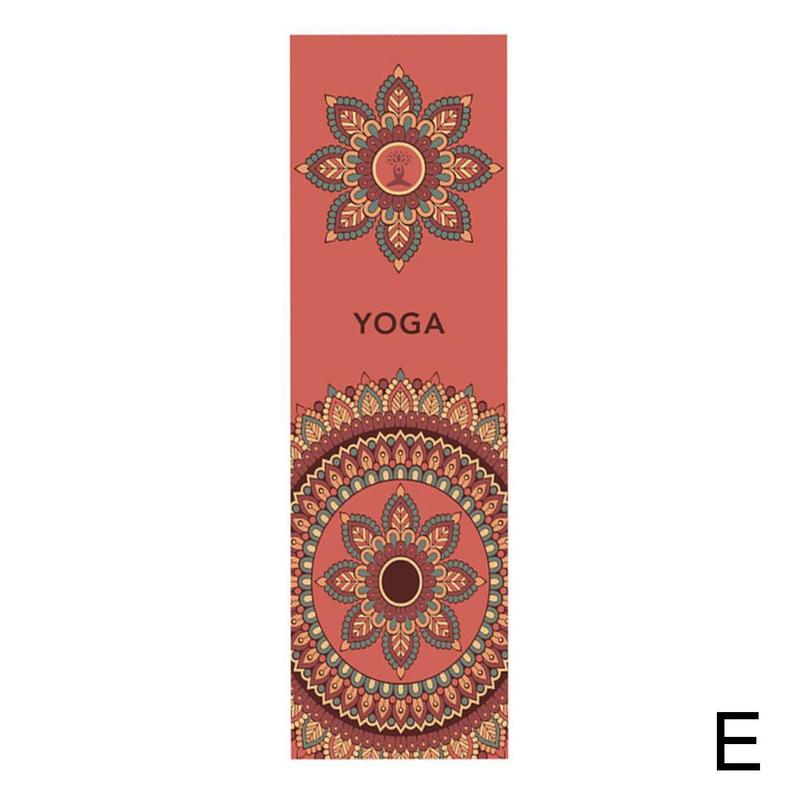 Coperte antiscivolo per tappetino Yoga 30*100cm asciugamano Fitness sport tappetino da viaggio Pilates Home Pattern Yoga allenamento Quick-dryi J1p2: E