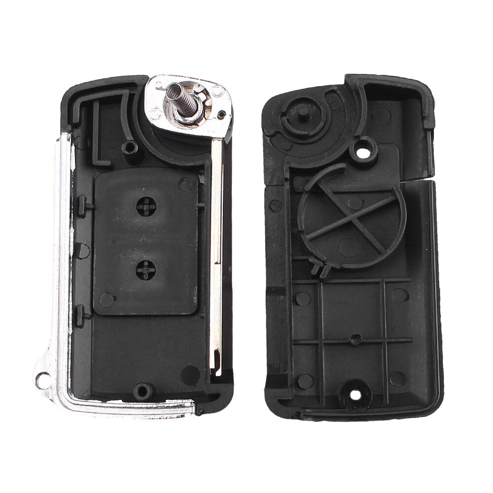 KEYYOU Flip Folding Car Remote Key Shell Fall Fob für Mitsubishi Schlüssel Für Eclipse Galant Endeavor 2 Tasten Auto Schlüssel ersatz