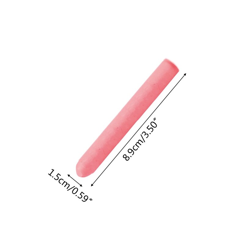 Water Soluble Chalk - Non-Dust - 3, 6, or 12 Colors - for Teachers & Kids Stationery