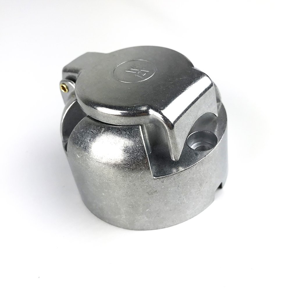 1Pcs 7 Core Trailer Truck Spring Wire Van Cargo Metal Plug Socket Essential For Trailer