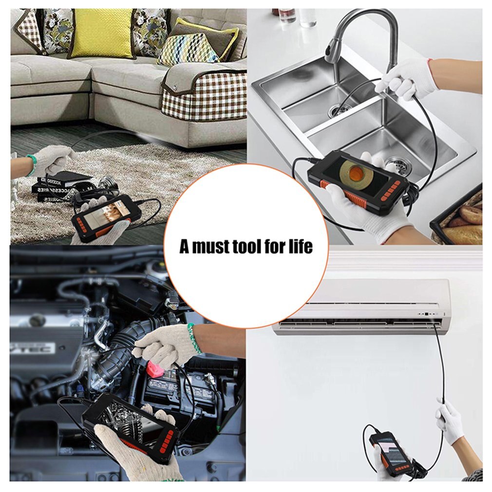 5.5mm 8mm Endoscope Camera 2m 5m 10m 1080P Flexible IP67 Waterproof USB Snake Inspection Camera Handheld Camera With 8 LED