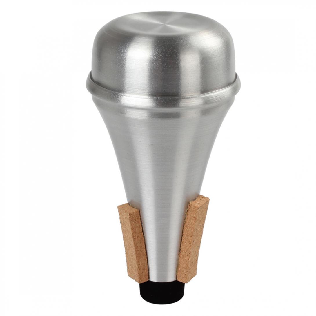 Mute Silver Aluminum Alloy Trumpet Sound Mute Trumpet Accessories