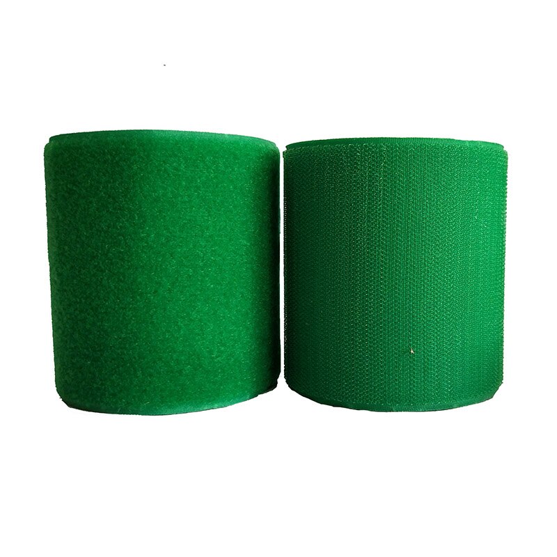 10Cm Breedte Groen Geen Lijm Haak Loop Sluiting Tape Naaien Magic Tape Sticker Strap Couture Kleding Schoen