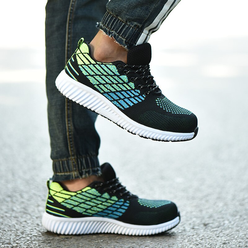 S3 Stalen Neus Werkschoenen Mannen Veiligheid Schoenen Casual Ademend Outdoor Sneakers Punctie Proof Comfortabele Werkschoenen