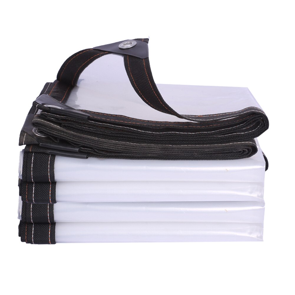 Waterproof PE Shade Cloth Cover Ground Plant Cover Transparent Sun Shade Gardening Accessories With Grommets Bungee Balls