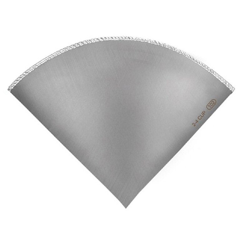 Reusable Pour Over Coffee Filter Mesh Paperless Coffee Filter Stainless Steel Cone Filter 3 To 4 Cup Coffee Drip Filter