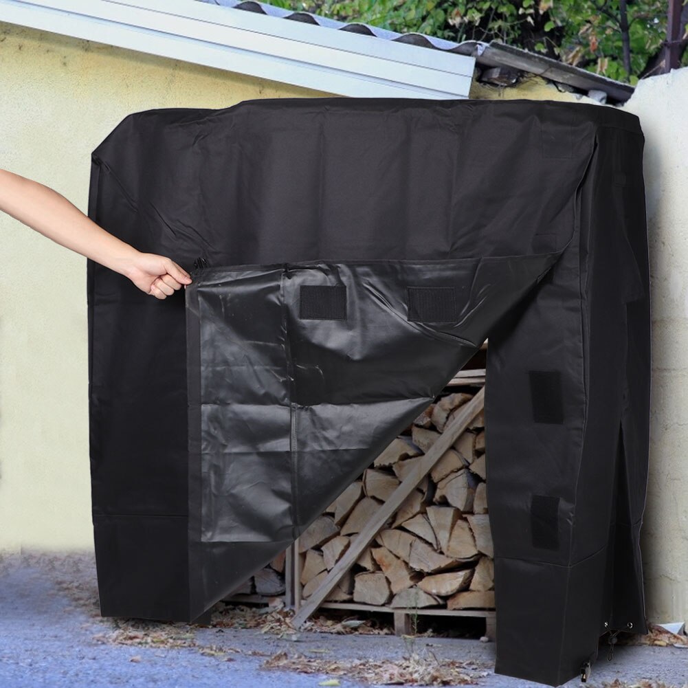 Outdoor Garden Patio Rain-proof Wind-proof Oxford Cloth Firewood Log Cover Protection Outdoor Patio Garden Firewood Rack