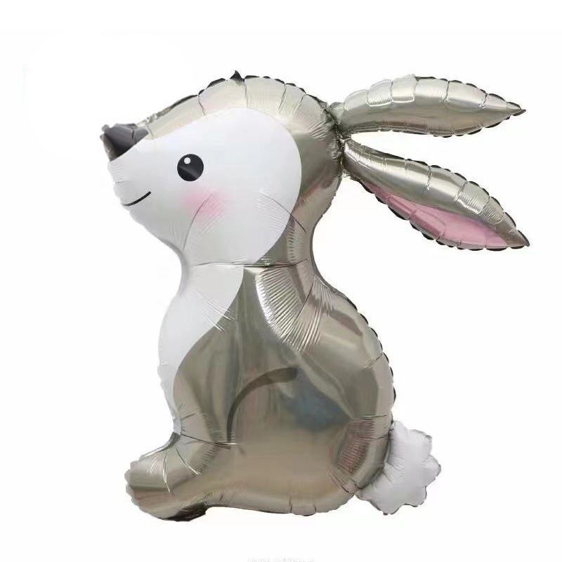 Pasen Decoratie Konijn Folie Ballonnen Jungle Bunny Bos Dieren Helium Ballon Kids Baby Douche Bruiloft Verjaardag Party Decor