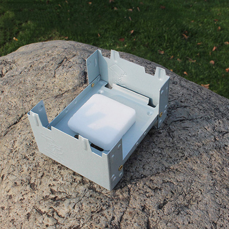 Portable Mini Foldable Cooker Picnic Cooking Stove Barbecue Solid Fuel Alcohol Burners Oven For Outdoor backpacking camping