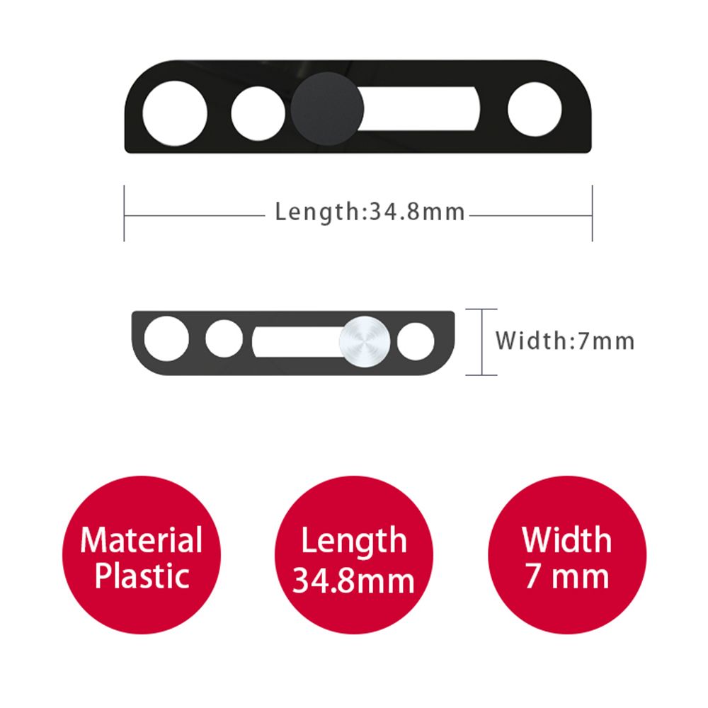 Accessoires Telefoon Lens Privacy Cap Front Camera Slider Webcam Cover Lens Sticker Voor Iphone X Xs 11 12 Promax Mini