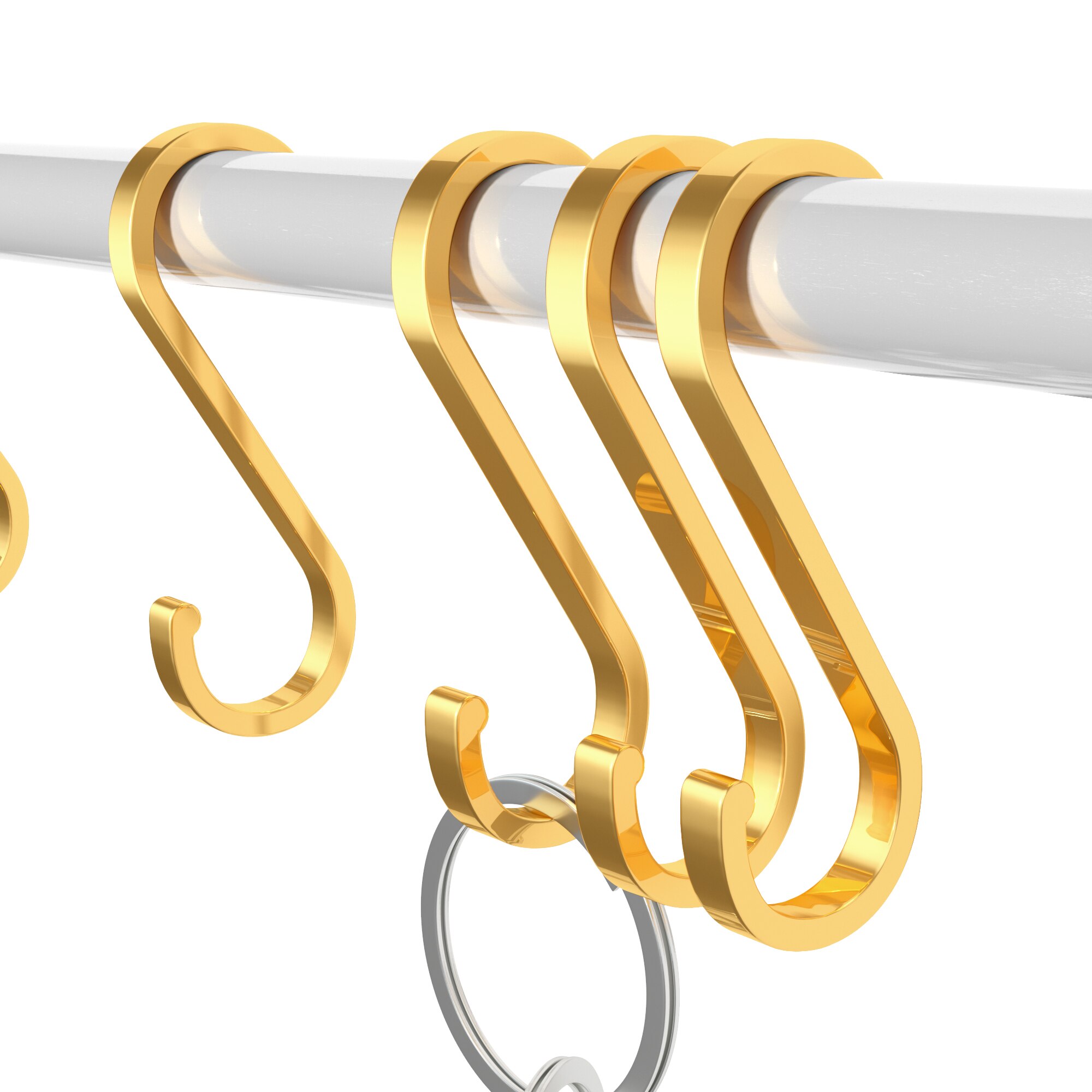 1/5/10Pcs S en Forme De Crochet En Aluminium D'espace Crochets De Stockage En Métal Crochet Fermoir Porte-Crochets Suspendus Rangement Outils