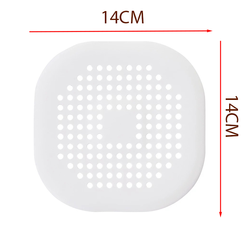 Anti Verstopping Siliconen Afvoerputje Cover voor Gootsteen, Badkamer Afvoer Outlet, Haar Anti Verstopping Filter, Riool Outlet, Filter SCR
