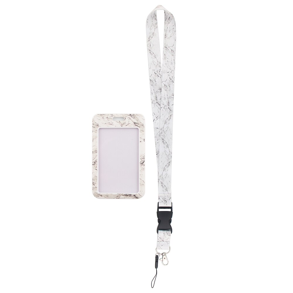 CB895 Starry Sky Rainbow Lanyard Detachable Multifunction Strap ID Card Key Ring Holder DIY Cell Phone Lanyard Strap